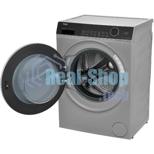 Стиральная машина Haier HWD80-BP14979S серебристый, загрузка фронтальная 8 кг, 5 кг - сушка, 1400 об/мин, класс: B