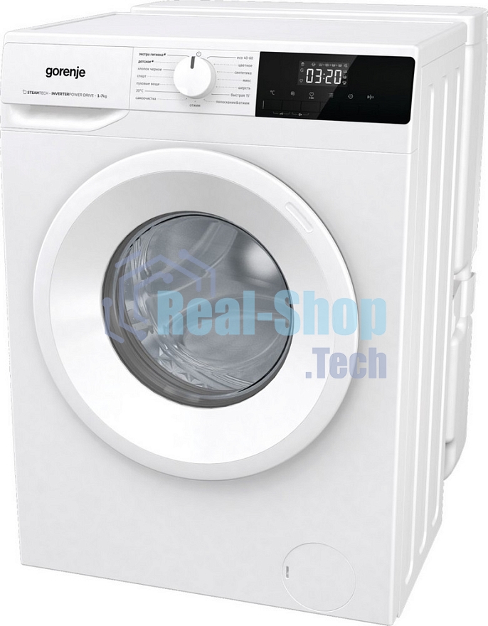 Стиральная машина Gorenje W2NHPI72SCSIRV белый загрузка фронтальная 7 кг, 1200 об/мин., класс: А