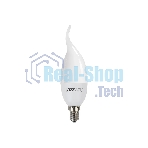 Лампа светодиодная JazzWay PLED-SP CA37 9Вт свеча 3000К теплый белый E14 820лм 230В