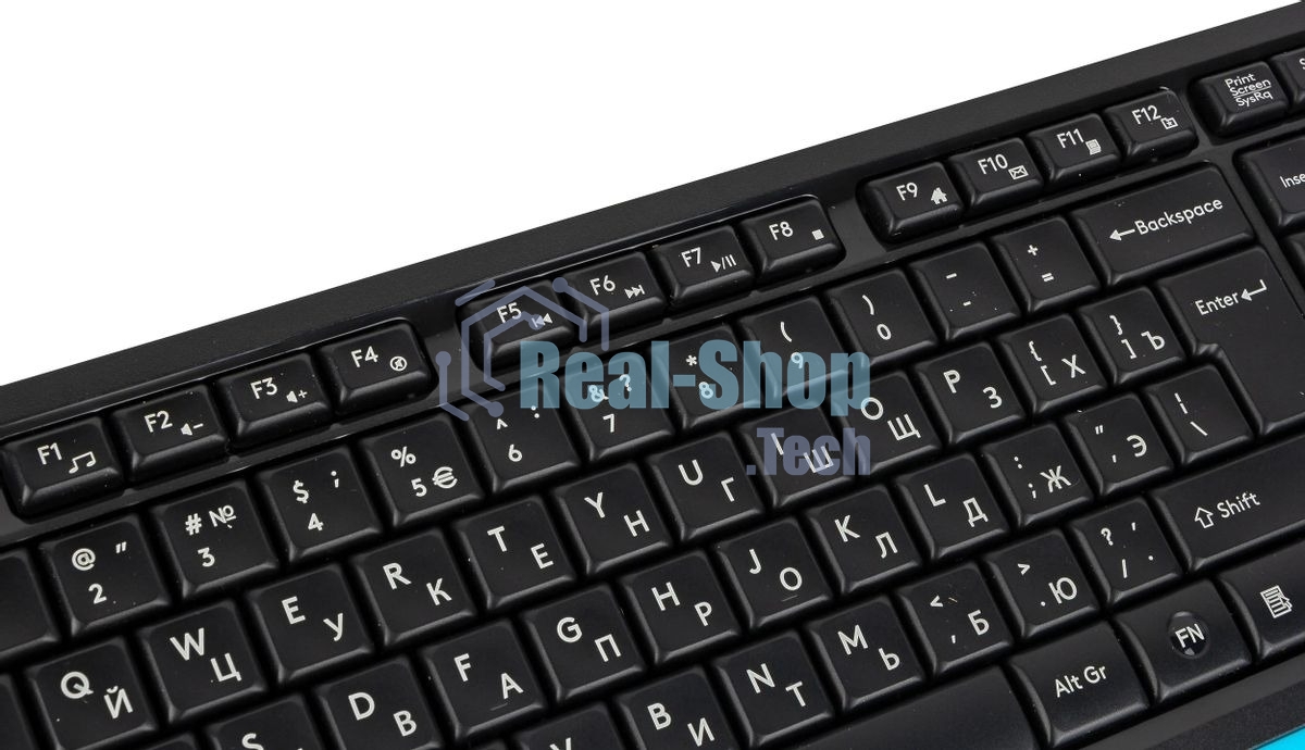 Комплект клавиатура+мышь A4Tech FStyler FG1010 беспроводной, USB, 2000 DPI, чёрный/синий