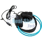 Гарнитура A4Tech Fstyler FH200U серый/синий, проводная
