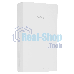 Точка доступа Wi-Fi Cudy AC1200 Gigabit Wall-Plate Access Point AC1200 Dual Band Gigabit Wall Plate Access Point, MT7621DAN+MT7613B+MT7603E, 867Mbps at 5GHz + 300Mbps at 2.4GHz, 1 x Gigabit PoE-IN Port, 802.3af/at, 4 x Gigabit RJ45 ports, LAN1 support PoE Out, Cudy Mesh Support