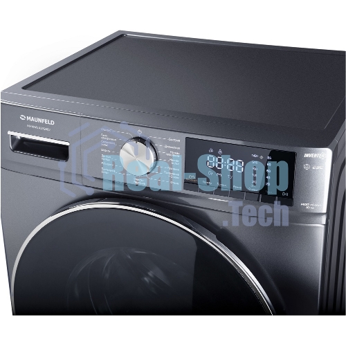 Стиральная машина Maunfeld MFWM1410SB02 темно-серебристый, загрузка фронтальная 10 кг, 1400 об/мин., класс: А+++
