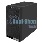Компьютерный корпус Silverstone SST-PS15B-PRO Precision Mini Tower Micro ATX Computer Case, tempered glass, 2x 120мм ARGb, 1x ARGb Controller, black