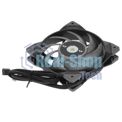 Вентилятор для корпуса Thermaltake TOUGHFAN 12 Turbo черный, 120 мм, 2500 об/мин, 28.1 дБ, 4 pin