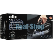 Утюг Braun SI5188BK черный/серый, 2800 Вт, 50 г/мин, 220 г/мин, 330 мл