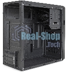 Компьютерный корпус Minitower ExeGate EX286412RUS BA-309 (mATX, без БП, 2хUSB, HD аудио, черный)