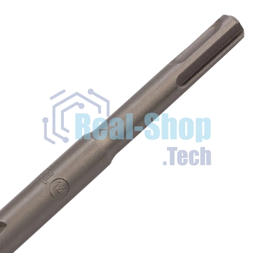 Бур по бетону Denzel двойная спираль, Cobalt W-tip, 14x460 мм, SDS PLUS