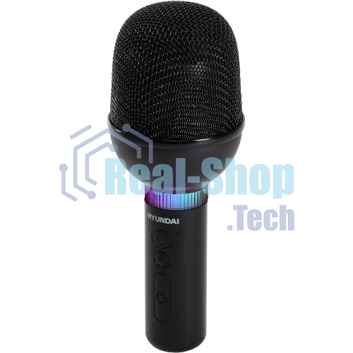 Микрофон беспроводной Hyundai H-MIC101 черный