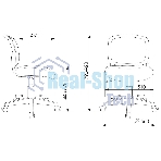 Кресло Бюрократ CH-W296NX белый, сетка, 120 кг