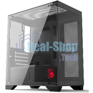 Компьютерный корпус Bloody BD-CC103 черный без БП mATX 7x120мм 1xUSB 2.0 1xUSB 3.0 audio bott PSU
