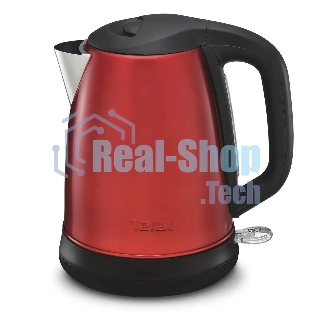 Чайник электрический Tefal KI270530 1.7л. 2400Вт красный (корпус: металл)