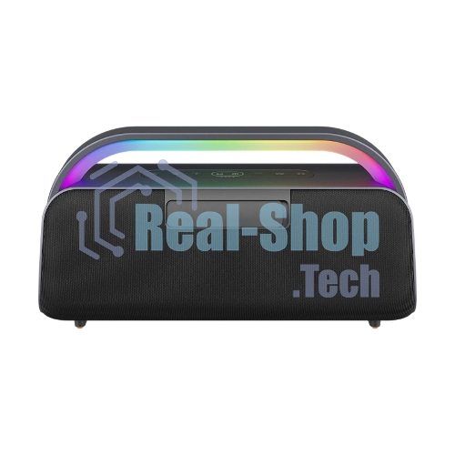 Колонка портативная Ural Молния Кварк черный/серый 240W 1.1 BT/3.5Jack/USB-C 10м 8000mAh (без.бат)