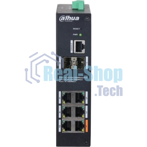 Коммутатор Dahua DH-HS4208-4GT-90, 4×1 Гбит/с + 2×1 Гбит/с + 2×1 Гбит/с SFP, управляемый