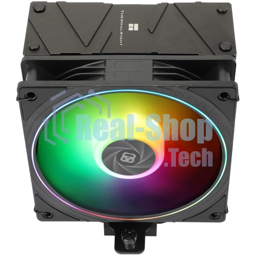 Устройство охлаждения(кулер) Thermalright Assassin Spirit 120 Soc-AM5/AM4/1151/1200/1700 черный 4-pin 25.6dB Al+Cu 900gr Ret (AS120-EVO)