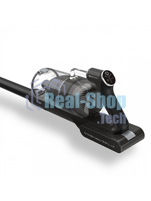 Пылесос вертикальный BQ VCA0104H серый, питание от аккумулятора, 130 Вт, уборка сухая, пылесборник 0.5 л, работа от АКБ max 45 мин.