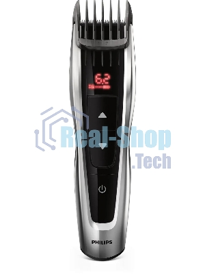 Машинка для стрижки Philips HC9420/15 серебристый/черный (насадок в компл:3шт)