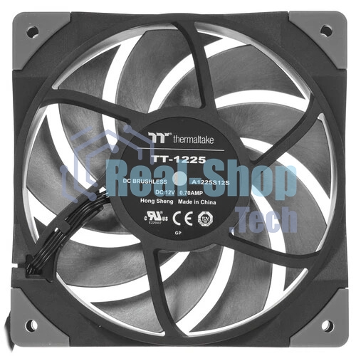 Вентилятор для корпуса Thermaltake TOUGHFAN 12 Turbo черный, 120 мм, 2500 об/мин, 28.1 дБ, 4 pin