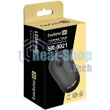 Мышь беспроводная ExeGate Professional Standard SR-9021 черный, 1200 dpi, радиоканал, USB, кнопки - 3