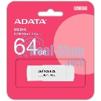 Флешка USB ADATA UC310 (UC310-64G-RWH), 64Gb, USB 3.2 Gen 1, R/W 100/30, белый