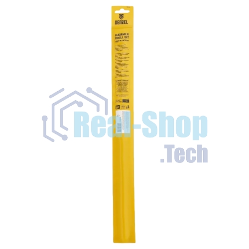 Бур по бетону Denzel двойная спираль, Cobalt W-tip, 14x460 мм, SDS PLUS