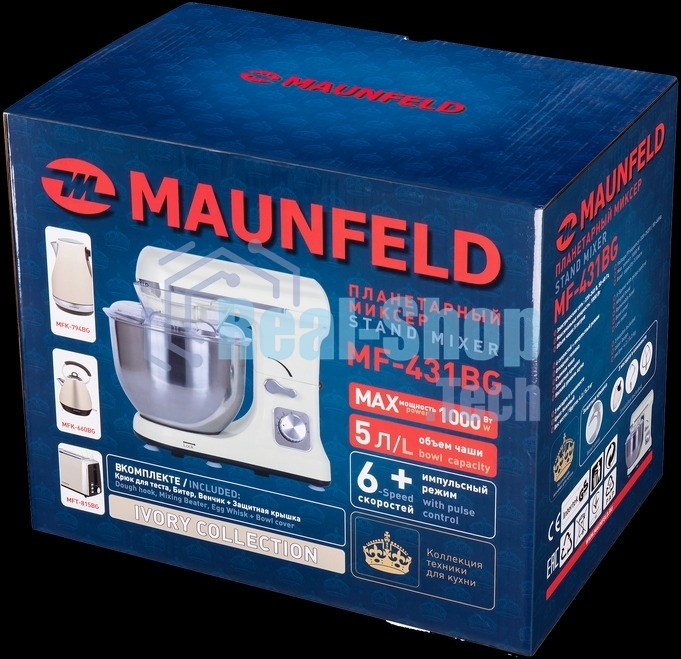 Миксер планетарный Maunfeld MF-431BG