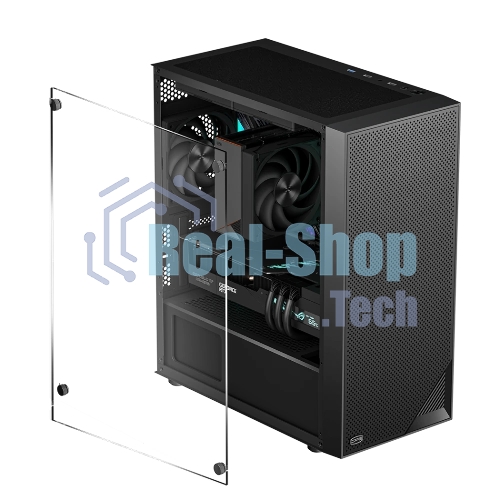 Компьютерный корпус PcCooler C3B310 BK черный без БП mATX 2xUSB3.0 audio bott PSU