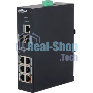Коммутатор Dahua DH-HS4208-4GT-90, 4×1 Гбит/с + 2×1 Гбит/с + 2×1 Гбит/с SFP, управляемый