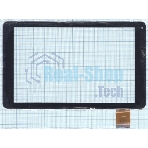Сенсорное стекло (тачскрин) ZYD101-57V01, черное