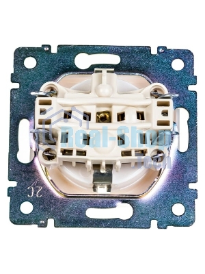 Механизм розетки 1-м СП Valena 2К+З с заземл. нем. станд. белый (DIY-упак.) Legrand 694280