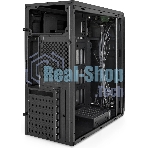 Компьютерный корпус Miditower ExeGate XP-334UC-UNS400 (ATX, БП UNS400 с вент. 12см, 1хUSB/1хUSB 3.0/1хTypeC, аудио, черный)