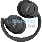 Беспроводные/проводные наушники JBL Tune 770NC черный, полноразмерные, Bluetooth + проводной, адаптивное шумоподавление, до 70 ч