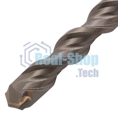 Бур по бетону Denzel двойная спираль, Cobalt W-tip, 14x460 мм, SDS PLUS