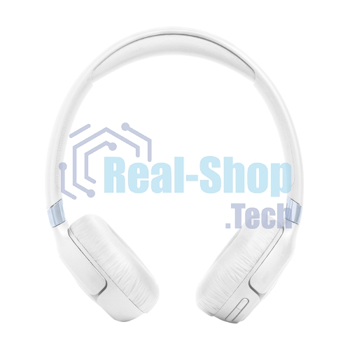 Беспроводные/проводные наушники JBL Tune 680NC белый, накладные, Bluetooth + проводной, адаптивное шумоподавление