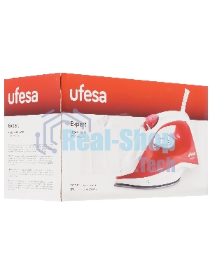 Утюг Ufesa PV1100C EXPERT красный/белый, 2400 Вт, 35 г/мин, 125 г/мин, 280 мл