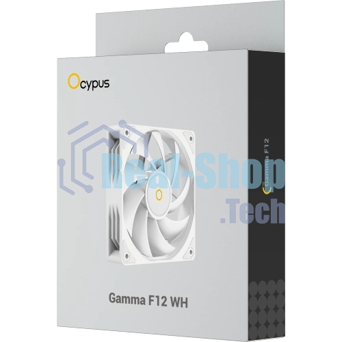 Вентилятор для корпуса Ocypus Gamma F12 WH/White/3pin