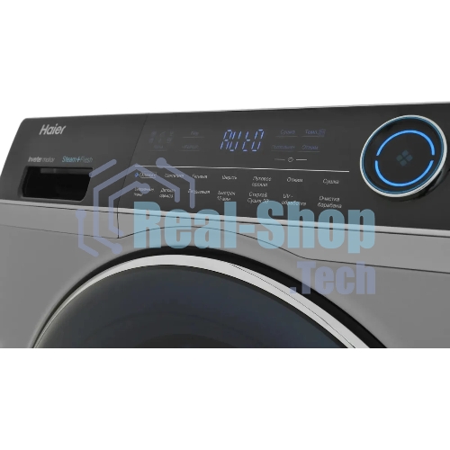 Стиральная машина Haier HWD80-BP14979S серебристый, загрузка фронтальная 8 кг, 5 кг - сушка, 1400 об/мин, класс: B