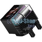 Система охлаждения Water Cooling System PCCooler DS360 Display BK (310W, 360мм, LED, Black, ARGb Pump/Fans: 3x120мм, 90.56CFM, 39.8dBA, 2500RPM/Pump height 65мм, 15dBA, 2600RPM, Rad thickness 27мм/S: 1851, 1700, 1200, 115X, AM5, AM4)