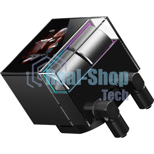 Система охлаждения Water Cooling System PCCooler DS360 Display BK (310W, 360мм, LED, Black, ARGb Pump/Fans: 3x120мм, 90.56CFM, 39.8dBA, 2500RPM/Pump height 65мм, 15dBA, 2600RPM, Rad thickness 27мм/S: 1851, 1700, 1200, 115X, AM5, AM4)