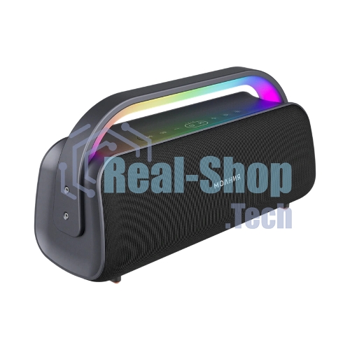 Колонка портативная Ural Молния Кварк черный/серый 240W 1.1 BT/3.5Jack/USB-C 10м 8000mAh (без.бат)