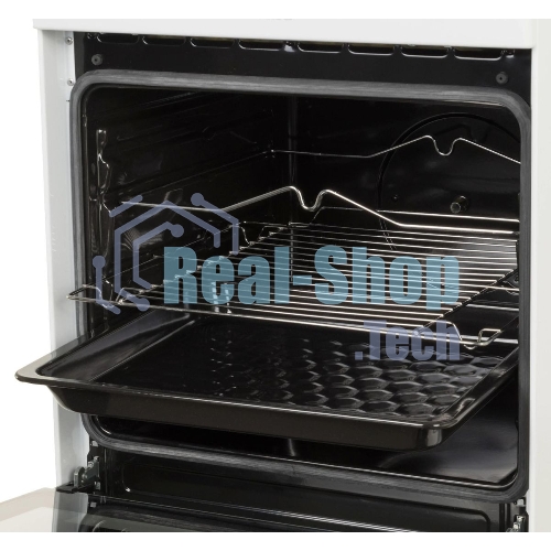 Плита электрическая Hansa FCEW54120 белый, конфорок 4 шт, духовка 62 л, 50 см x 85 см x 60 см