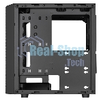 Компьютерный корпус Silverstone SST-PS15B-PRO Precision Mini Tower Micro ATX Computer Case, tempered glass, 2x 120мм ARGb, 1x ARGb Controller, black