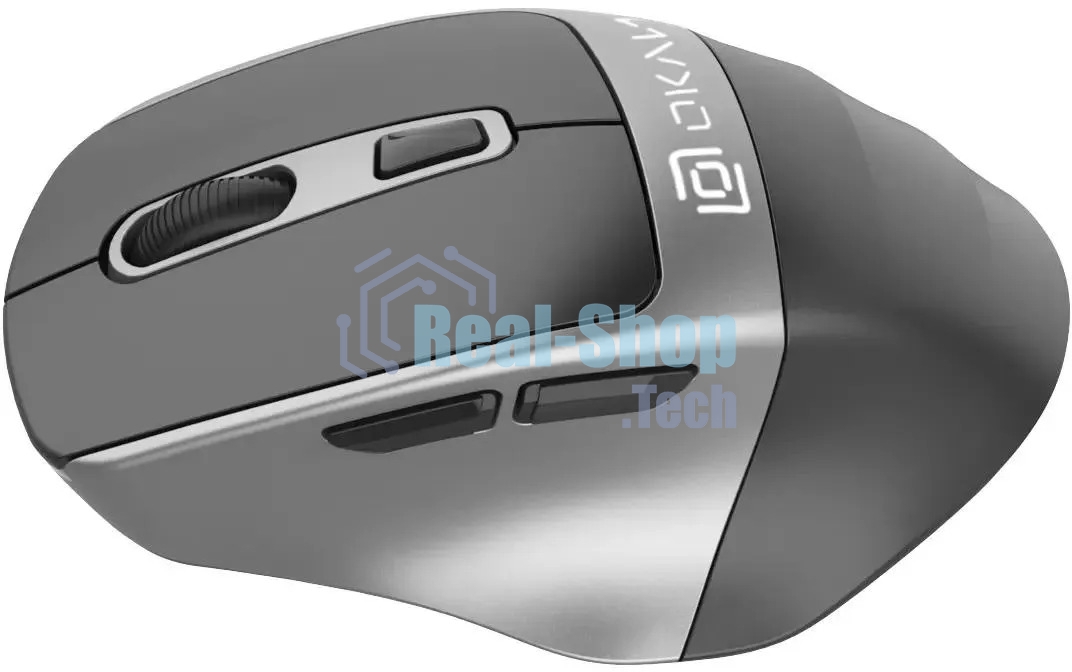Мышь беспроводная Oklick 516MW черный/серебристый, 1600 dpi, радиоканал, Bluetooth, USB, кнопки - 6