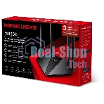 Wi-Fi роутер MERCUSYS MR30G, Wi-Fi 5, AC1200, 2.4/5ГГц, 2 LAN, черный