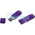 Флешка USB Smartbuy Quartz Violet (SB8GbQZ-V), 8Gb, USB 2.0, R/W 15/5, фиолетовый