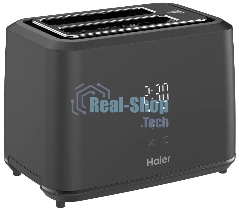 Тостер Haier HT-503 черный, 930 Вт, 2 слота