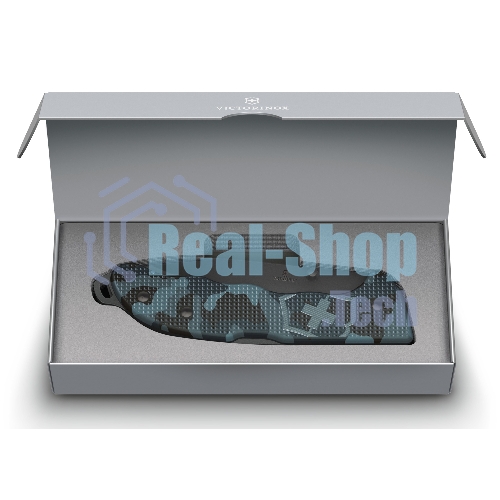 Нож перочинный Victorinox Evoke BSH Alox Navy (0.9425.DS222) 136мм 4функц. синий камуфляж подар.коробка