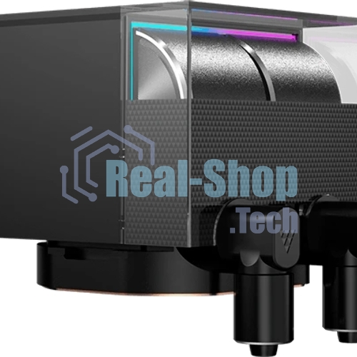 Система охлаждения Water Cooling System PCCooler DS360 Display BK (310W, 360мм, LED, Black, ARGb Pump/Fans: 3x120мм, 90.56CFM, 39.8dBA, 2500RPM/Pump height 65мм, 15dBA, 2600RPM, Rad thickness 27мм/S: 1851, 1700, 1200, 115X, AM5, AM4)
