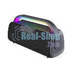 Колонка портативная Ural Молния Кварк черный/серый 240W 1.1 BT/3.5Jack/USB-C 10м 8000mAh (без.бат)