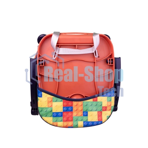 Стульчик для кормления BQ BCH012 LEGO. Стульчик-бустер BQ BCH012. Гипоалергенные безопасные материалы/Съемный чехол из экокожи. Удобный, устойчив к загрязнению и легко моется/Съемная столешница/Безопасность малыша: устойчивая конструкция, нескользящие ножки, надежная фиксация на стуле, разделитель для ног для дополнительной фиксации/4 уровня высоты/Благодаря своей компактности, легкой сборке и наплечной лямке его можно брать с собой на природу, в гости или путешествие